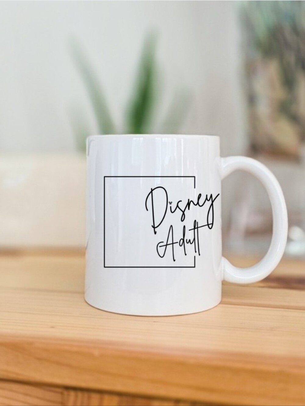 Disney Adult White Ceramic Coffee Mug